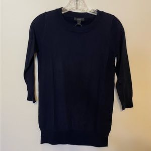 Navy blue J.Crew Sweater 100% Merino Wool